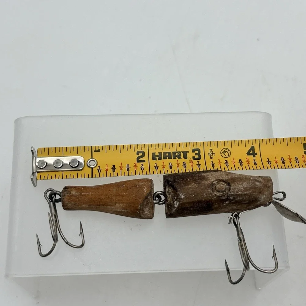VTG Wooden Jointed Fishing Lure 4
